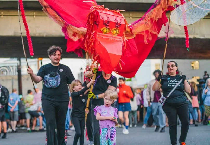 West Cascade Puppet Brigade - Georgetown 2023 - Photo by Dylan Lockard