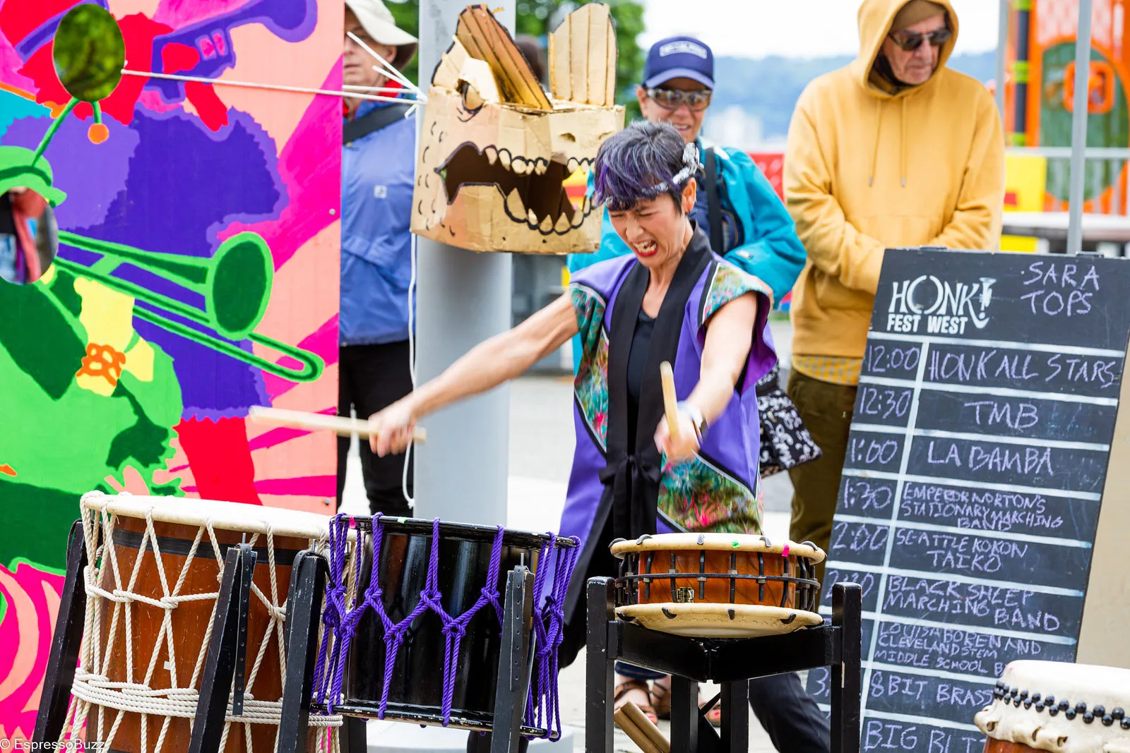 Kokon Taiko - Yesler Terrace Park 2022 - Photo by Espresso Buzz